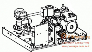 Гидроблок Fugas для настенного котла Mora Meteor Plus